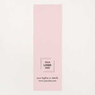 Blush Pink Professional Branding Style Yoga Mat