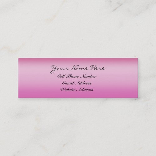 Blush Pink Profile And Business Card