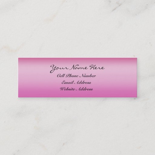 Customizable Blush Pink Profile And Business Card