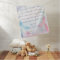 Blush Pink Purple Mermaid Tails Custom Message
