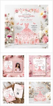 Blush Pink Quinceanera Celebration Sparkle Gown 