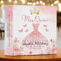 Blush Pink Quinceanera Photo Album and Planner