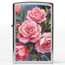 Blush Pink Rose Bouquet Painted