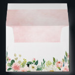 Blush Pink Rose Florals Modern Botanical Wedding Envelope<br><div class="desc">Elegant Blush pink / peach spring floral botanical wedding envelope featuring a bouquet of soft pastel watercolor roses, peonies and hydrangeas in shades of blush pink, peach and cream with lush green botanical leaves and eucalyptus leaves. A modern design choice that is perfect for spring and summer sage blush pink...</div>