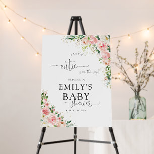 Blush Pink Rose Gold Baby Shower Foam Board