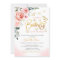 Blush Pink Rose Gold Floral Butterfly Baby Shower 