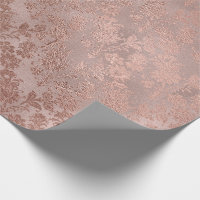 Sparkly Diamonds Blush Pearl Silver Pink Rose Gold Wrapping Paper | Zazzle