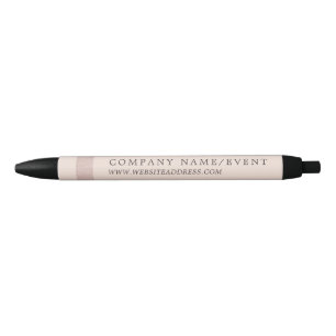 Blush Pink & Rose Gold Foil Stripe, Company/Event Pen