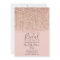Blush Pink & Rose Gold Glitter Bridal Shower