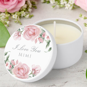 Blush Pink Rose Mimi Mini Candle Favors