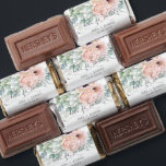 Blush Pink Rose Poppy Floral Wedding Love is Sweet Hershey's Miniatures<br><div class="desc">These Hershey's Miniature Chocolate Bars are the perfect favors for wedding and bridal shower!  Featuring pretty soft blush floral and greenery with a "love is sweet" heading.  Matching items available in store!  (c) The Happy Cat Studio.</div>