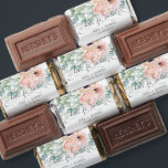 Blush Pink Rose Poppy Floral Wedding Love is Sweet Hershey's Miniatures<br><div class="desc">These Hershey's Miniature Chocolate Bars are the perfect favors for wedding and bridal shower!  Featuring pretty soft blush floral and greenery with a "love is sweet" heading.  Matching items available in store!  (c) The Happy Cat Studio.</div>