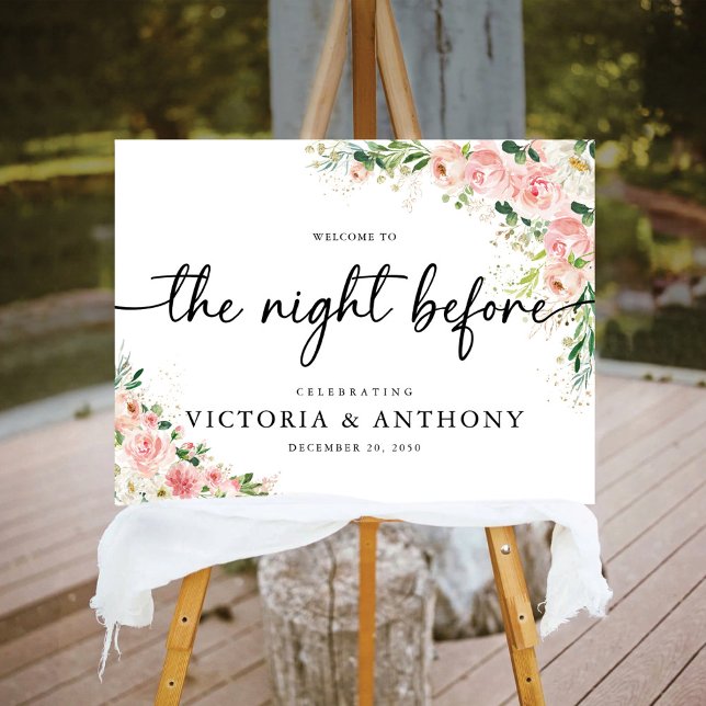 Blush Pink Rose The Night Before Foam Boards (Creator Uploaded)