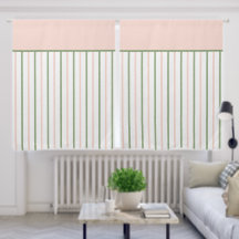 Blush Pink Sage Green Vertical Stripes