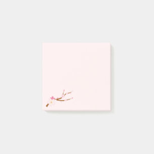 Blush pink Sakura CHerry Blossom Japanese Post-it Notes