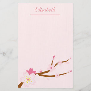 Blush pink Sakura CHerry Blossom Japanese Stationery