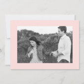 Blush Pink Save the date, wedding, photo on back Save The Date (Back)