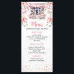 Blush Pink She's Off The Market Bridal Shower Menu<br><div class="desc">Blush Pink She's Off The Market Bridal Shower Menu Card
All wording can be customized</div>