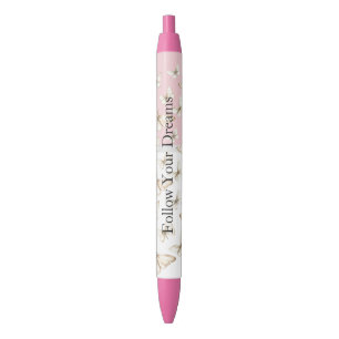 Blush Pink Skies & Butterflies Pen