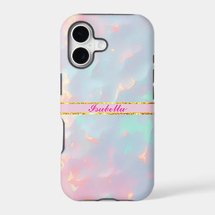 Blush Pink Soft Mint Gold Luxury Modern Collection iPhone 17 Case