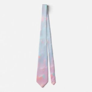 Blush Pink Soft Mint Gold Luxury Modern Collection Neck Tie