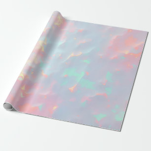 Blush Pink Soft Mint Gold Luxury Modern Collection Wrapping Paper