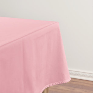 Blush Pink Solid Color Classic Elegant Tablecloth