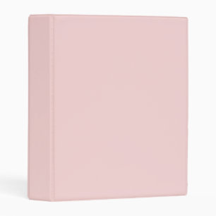 Blush Pink Solid Color Mini Binder