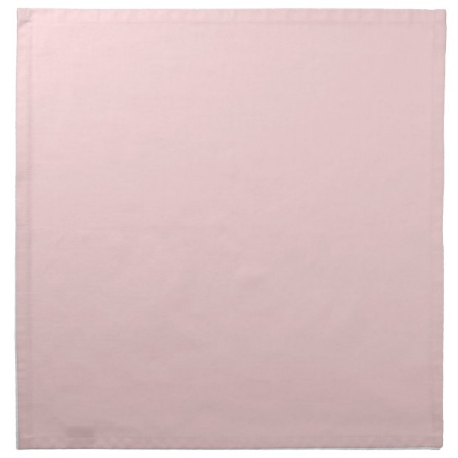 Blush Pink Solid Color Napkin (Front)
