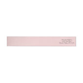 Blush Pink Solid Color Wrap Around Label (Individual)