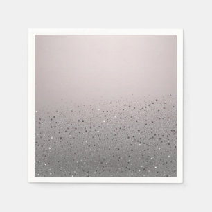 Blush Pink Sparkly Glitter Sweet 16 Birthday Party Napkins