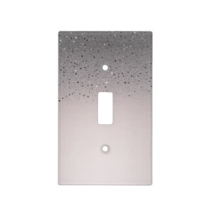 Blush Pink Sparkly Sparkle Glitter Light Switch Cover