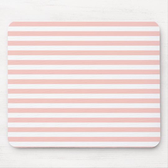 Blush Pink Stripes Mouse Pad | Zazzle.com