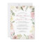 Blush Pink Summer Floral Elegant Bridal Shower