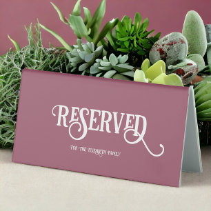 Blush Pink Table Tent