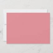 Blush pink traditional elegant bridal shower invitation (Back)