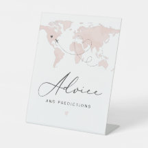 Blush Pink Travel Themed Guest Check In