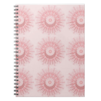 Blush Pink Tribal Boho Pattern Journal Notebook