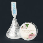 Blush Pink Vintage Floral Couple's Bridal Shower Hershey®'s Kisses®<br><div class="desc">Beautiful and elegant blush pink vintage floral couple's bridal shower or wedding Hershey's Kisses.  Text says,  "Congratulations." Personalized with the couple's names. Contact us for help with customization or to request matching products.</div>