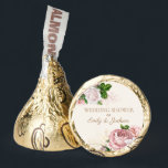 Blush Pink Vintage Floral Couple's Wedding Shower Hershey®'s Kisses®<br><div class="desc">Beautiful and elegant blush pink vintage floral couple's wedding shower or wedding Hershey's Kisses. Personalized with the couple's names. Contact us for help with customization or to request matching products.</div>