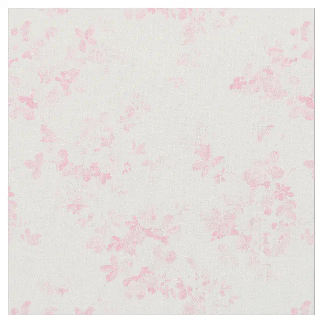 Blush pink vintage roses elegant floral fabric | Zazzle