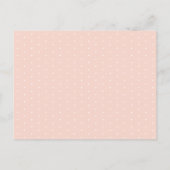 Blush Pink Watercolor Brunch Bubbly Bridal Shower Invitation Postcard (Back)