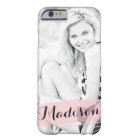 Blush Pink Watercolor Custom Photo Personalized