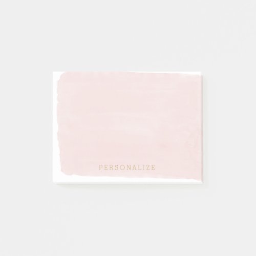Blush Pink Watercolor Post_it Notes