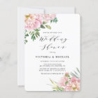 Blush Pink Watercolor Roses Floral Wedding Shower