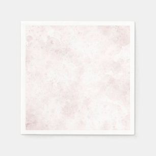 Blush Pink Watercolor Stain Modern Glam Wedding Napkins