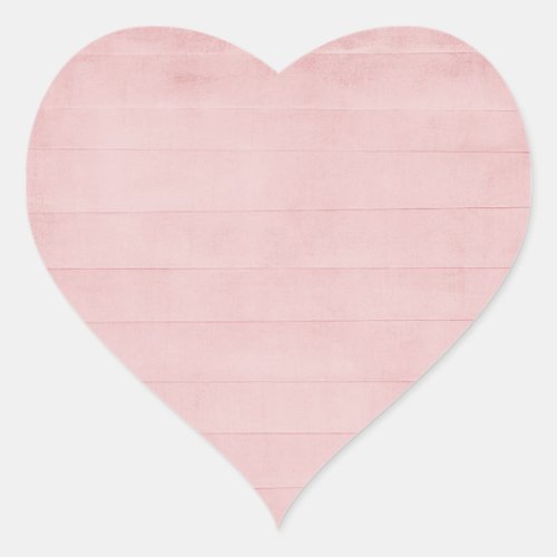 Blush Pink Watercolor Texture Look Girly Pastel Heart Sticker