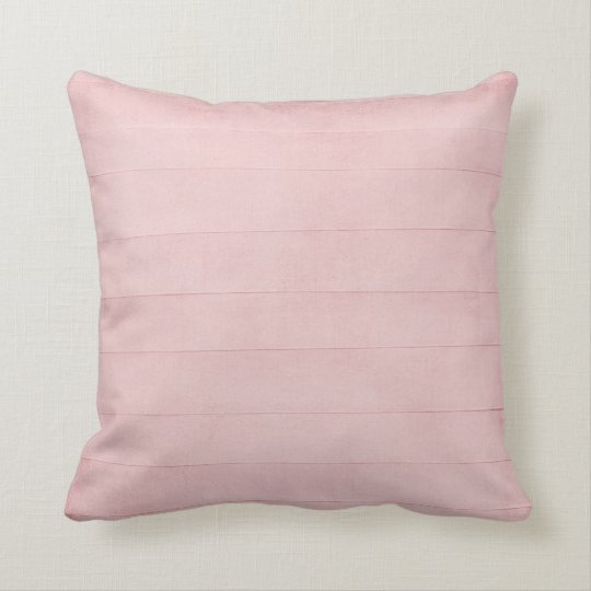 Blush Pink Watercolor Texture Look Girly Pastel Throw Pillow