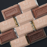 Blush Pink Wedding Thank You Chocolate  Hershey's Miniatures<br><div class="desc">Can be customized to suit your needs.

// Need help customizing your design? Got other ideas? Feel free to contact me (Zoe) directly.

Optional: Background color and fonts can be changed to match your theme.</div>