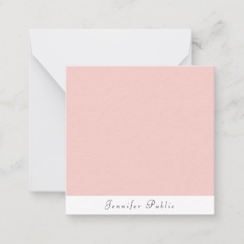 Blush Pink White Handwriting Modern Template